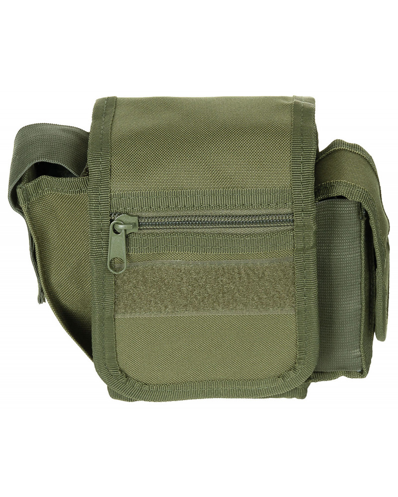 Gürteltasche mit 3 Fächern,oliv