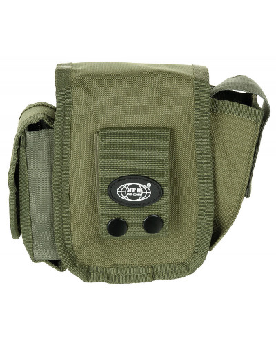 Gürteltasche mit 3 Fächern,oliv