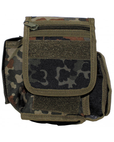 Gürteltasche mit 3 Fächern,flecktarn
