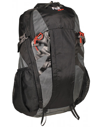 Rucksack, "Arber 30",grau-schwarz