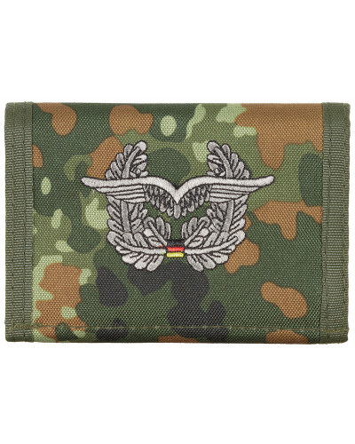 BW Geldbörse, flecktarn,"Luftwaffe"