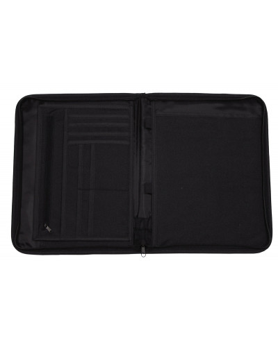 Schreibmappe, A4, "Deluxe",schwarz