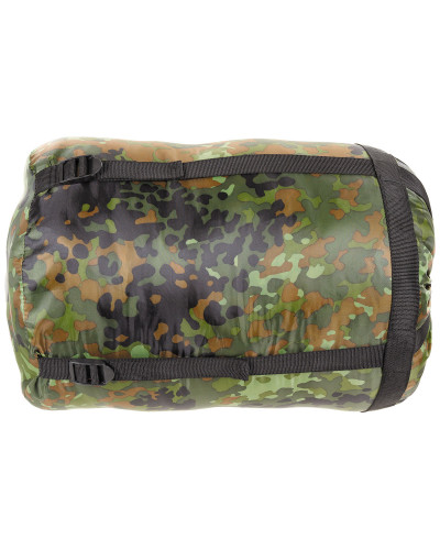 Mumienschlafsack, flecktarn,2-lagige Füllung