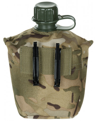 US Plastikfeldflasche, 1 l,Hülle, operation-ca., BPA-frei