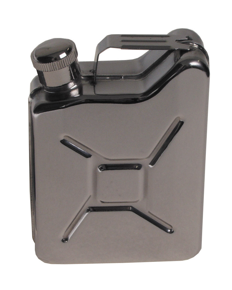 Taschenflasche, "Kanister",Edelstahl, 5 OZ, 148 ml
