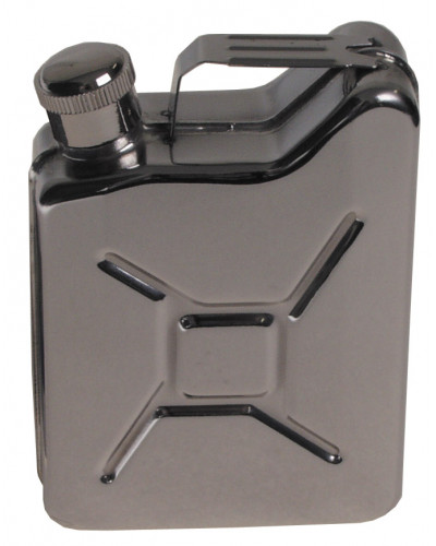 Taschenflasche, "Kanister",Edelstahl, 5 OZ, 148 ml
