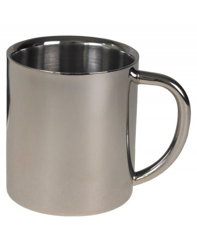 Tasse, Edelstahl,doppelwandig, ca. 250 ml