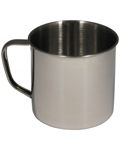 Tasse, Edelstahl, einwandig,ca. 500 ml