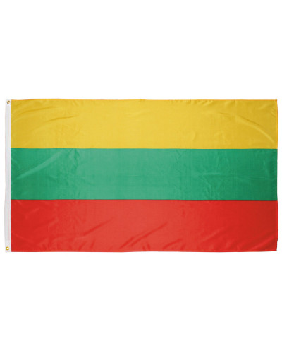 Fahne, Litauen,Polyester, 90 x 150 cm