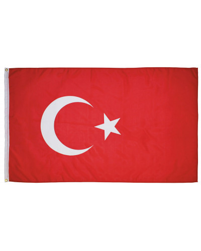 Fahne, Türkei,Polyester, 90 x 150 cm