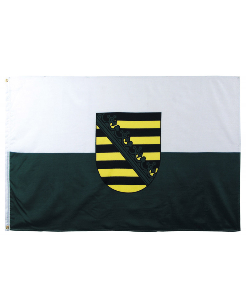 Fahne, Sachsen,Polyester, 90 x 150 cm