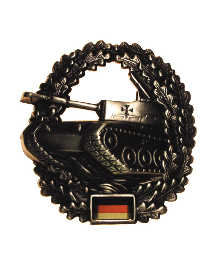 BW Barettabzeichen,"Panzertruppe", Metall