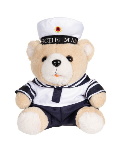 Teddybär, "Marine",mit Anzug und Kappe, ca. 28 cm