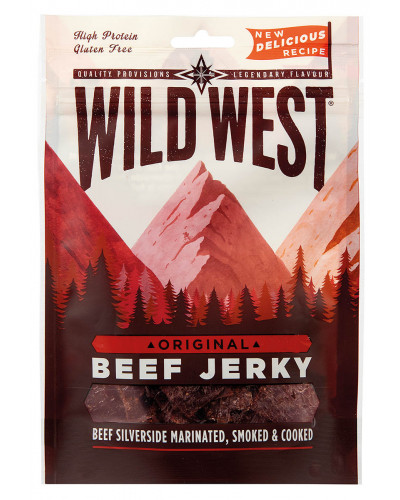 Wild West, Beef JerkyOriginal, 70 g, 7% Mwst.