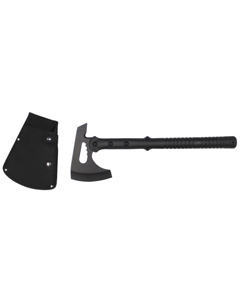 Tomahawk, "Tactical",schwarz, Kunststoffgriff, Scheide