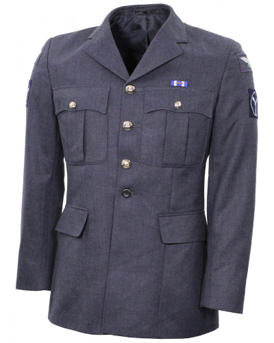 5 Stk. Brit. Uniformjacke, blau,"Air Force", gebr.