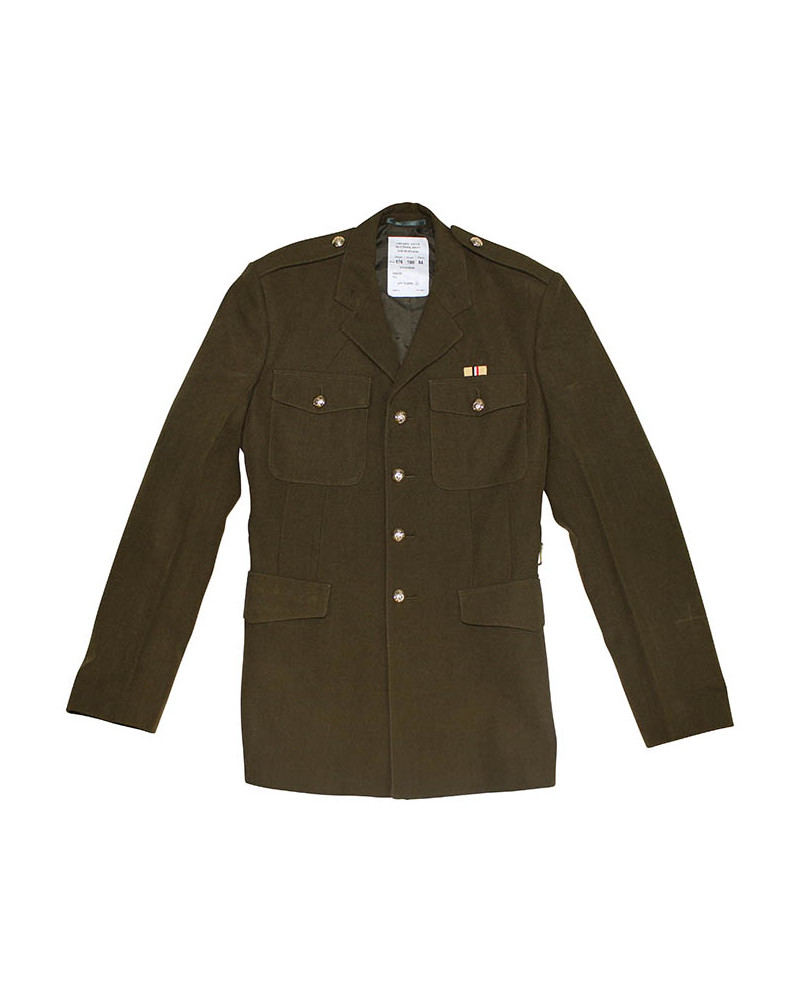 5 Stk. Brit. Uniformjacke, oliv,gebr.