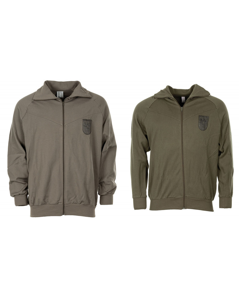 10 Stk. Österr. BH Trainingsjacke,oliv, gebr.