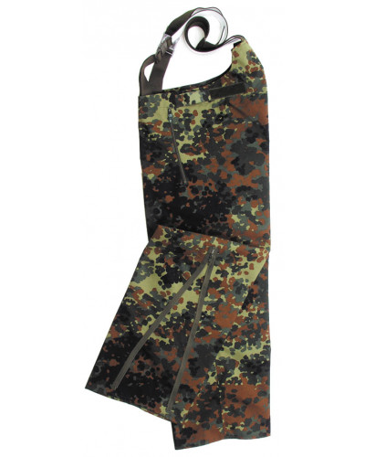 5 Stk. BW Nässeschutzhose, flecktarn,gebr.