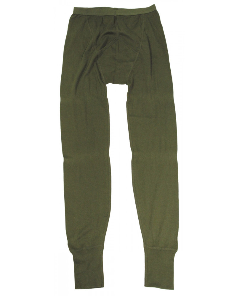 10 Stk. Brit. Unterhose, oliv, lang,gebr.