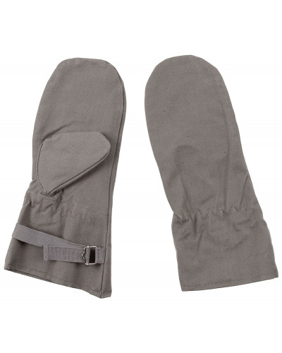 10 Stk. Österr. BH Fausthandschuhe, grau, gebr.