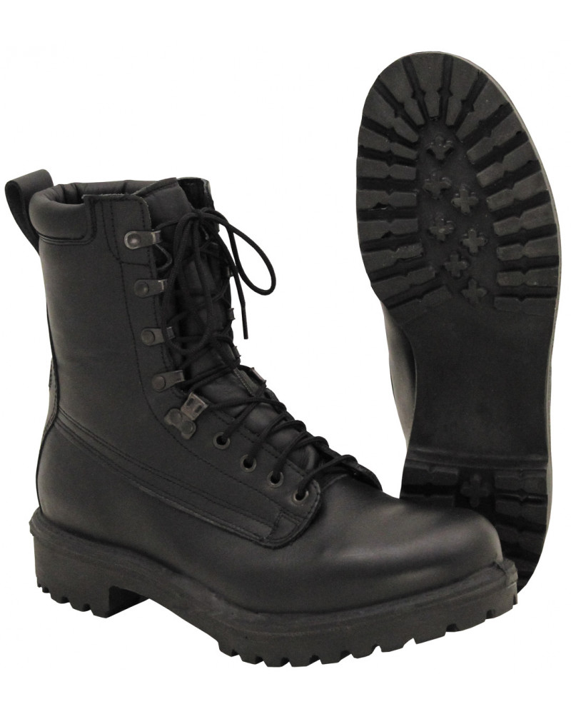 Brit. Stiefel, "Cold Weather",Leder, schwarz, gefütt., neuw.