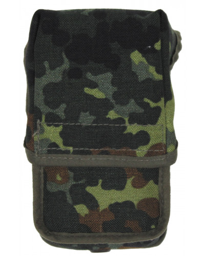 5 Stk. BW Taschenlampentasche,flecktarn, neuwertig