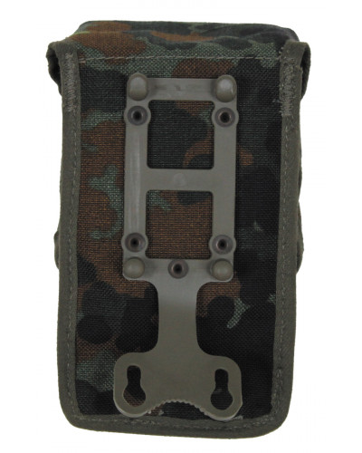 5 Stk. BW Taschenlampentasche,flecktarn, neuwertig