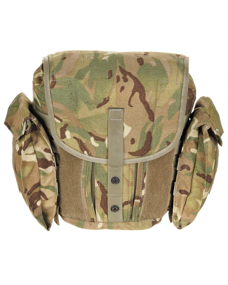 5 Stk. Brit. Schutzmaskentasche,MTP tarn, gebr.