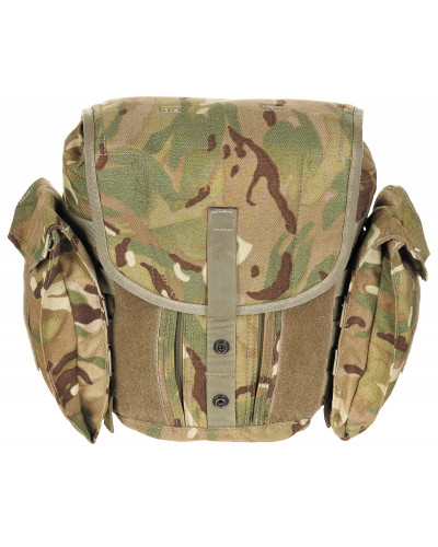 5 Stk. Brit. Schutzmaskentasche,MTP tarn, gebr.