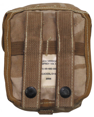 5 Stk. Brit. Tasche, "MEDICAL",MOLLE, DPM desert, gebr.