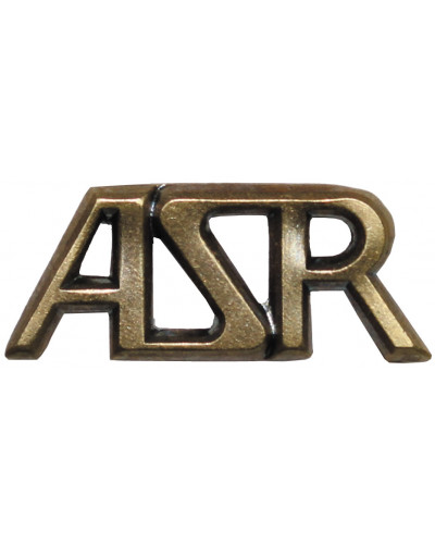 10 Stk. CZ/SK Metallabzeichen, bronze,"ASR", neuw.
