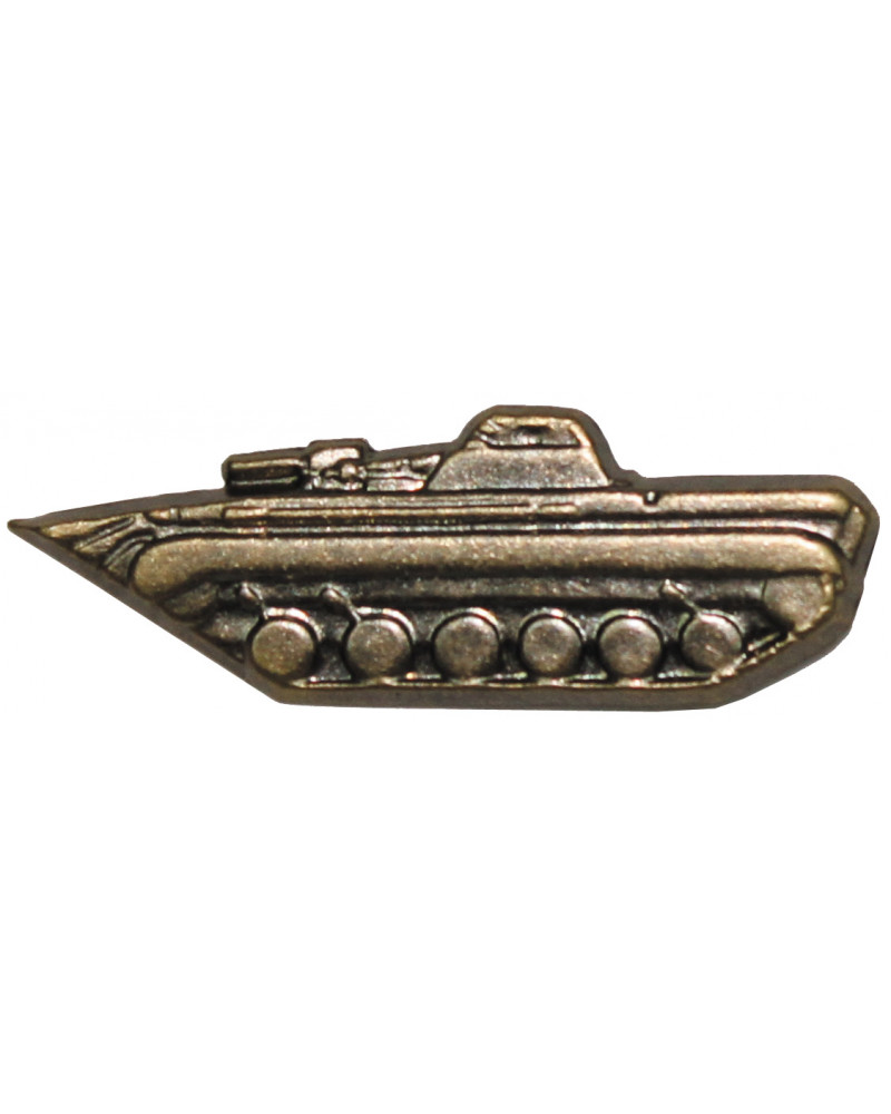 10 Stk. CZ/SK Metallabzeichen, bronze,"Panzer", neuw.