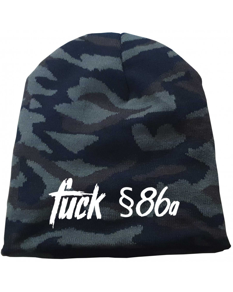 Bestickter Beanie "Camo" (Fuck 86a)