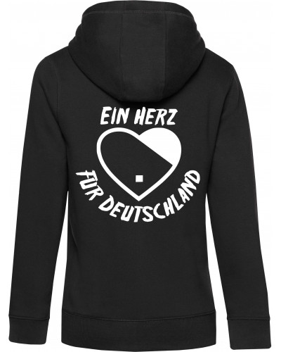 Damen Kapuzen-Jacke (Ein Herz für Deutschland)