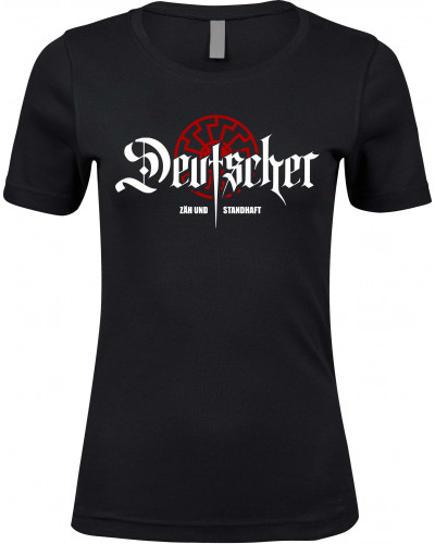 Damen Premium T-Shirt (Deutscher, zäh und standhaft)