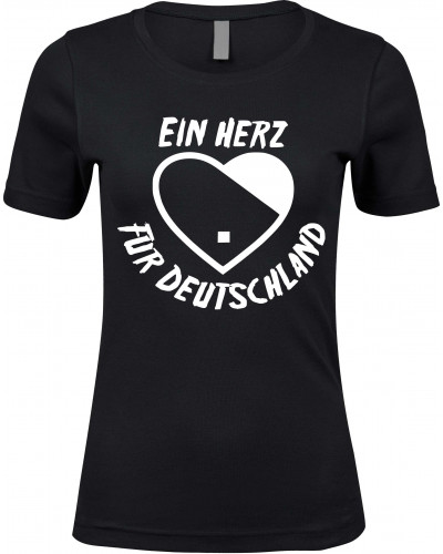 Damen Premium T-Shirt (Ein Herz für Deutschland)