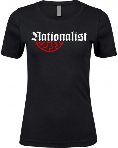 Damen Premium T-Shirt (Nationalist für Heimat, Volk und Vaterland)
