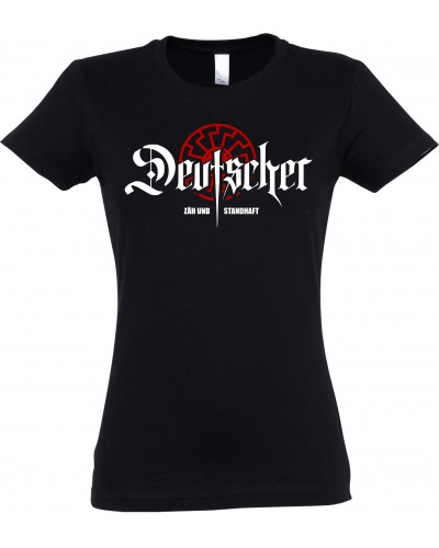 Damen T-Shirt (Deutscher, zäh und standhaft)