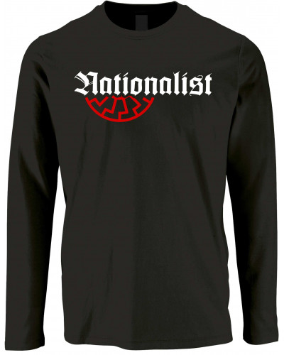 Herren Langarm Shirt (Nationalist für Heimat, Volk und Vaterland)