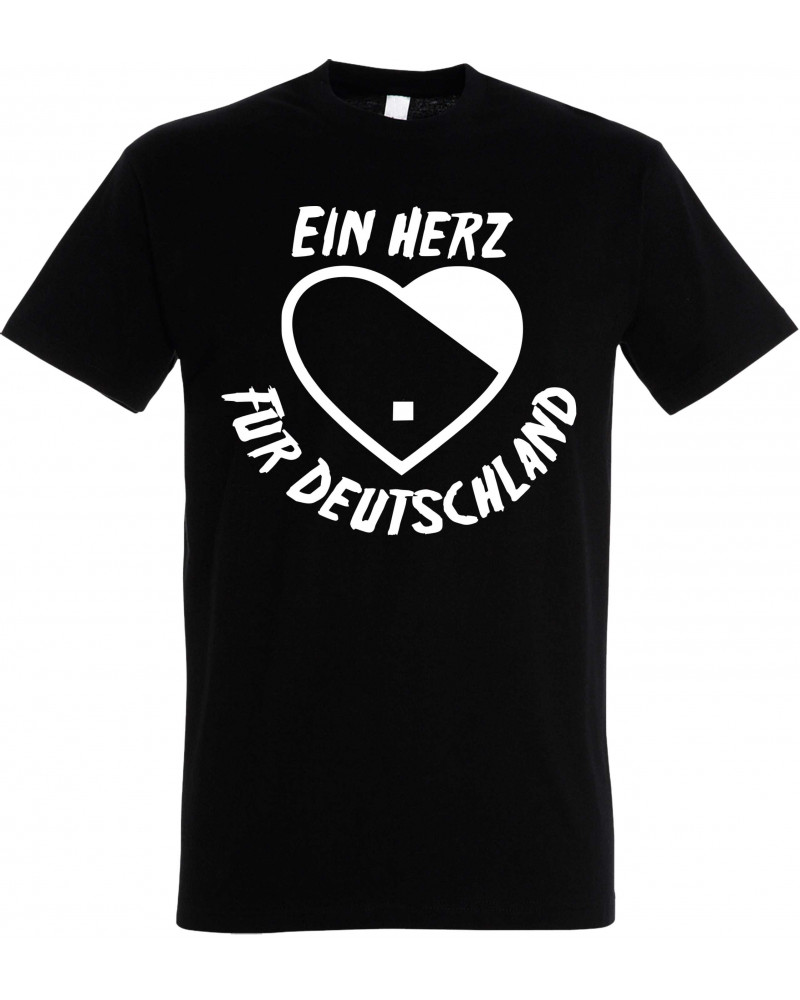 Herren T-Shirt (Ein Herz für Deutschland)