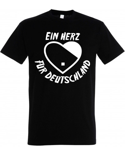 Herren T-Shirt (Ein Herz für Deutschland)