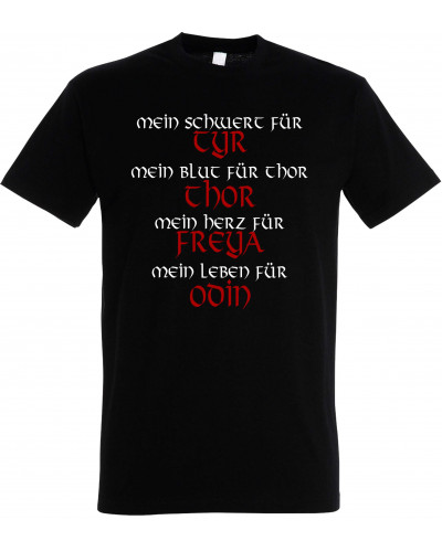 Herren T-Shirt (Mein Schwert für Tyr)