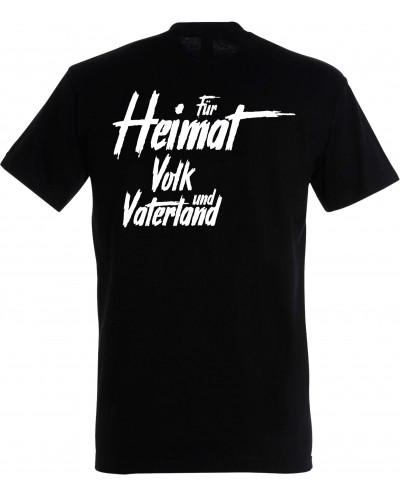 Herren T-Shirt (Nationalist für Heimat, Volk und Vaterland)