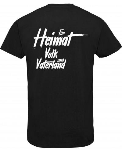 Herren V-Ausschnitt T-Shirt (Nationalist für Heimat, Volk und Vaterland)