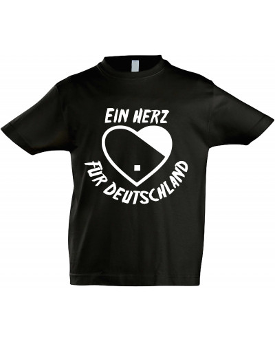 Kinder T-Shirt (Ein Herz für Deutschland)