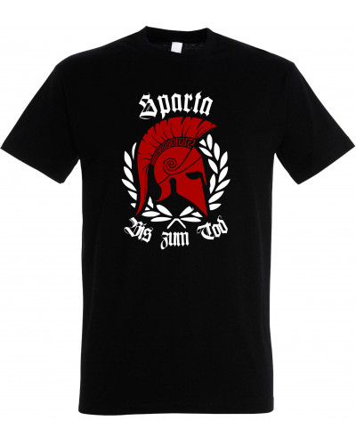 Herren T-Shirt (Sparta, Bis zum Tod)