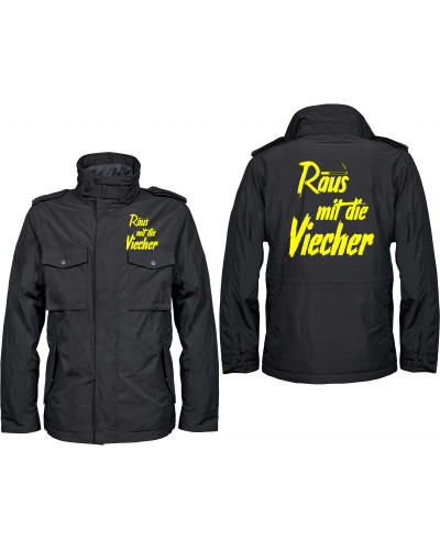 Bestickte Herren Jacke "Balder" (Raus mit die Viecher)