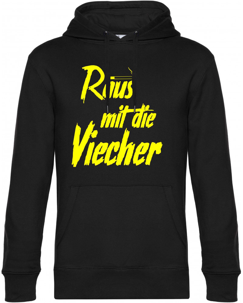 Herren Kapuzen-Pullover (Raus mit die Viecher)