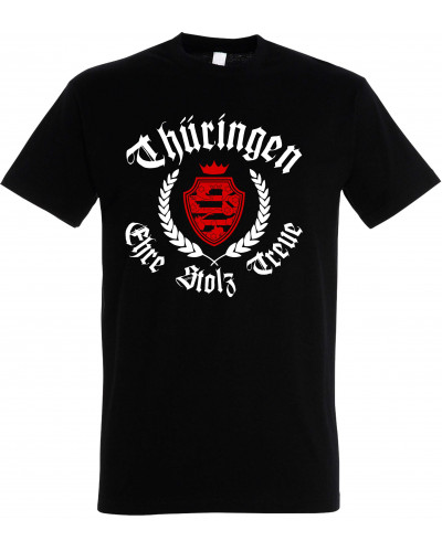 Herren T-Shirt (Thüringen, ehre stolz treue)